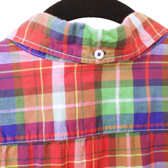 Lot of 2 Tops American Eagle Plaid Vintage Fit XL Button-Down LSL Pockets Cotton - Picture 7 of 12